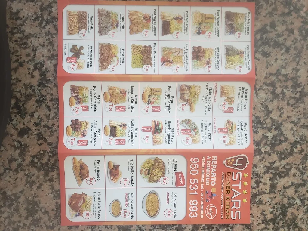 Menu_4 STARS DONER KEBAB_Mojonera La_image_3