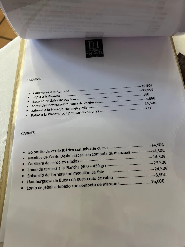 Menu_El Infante Oropesa_Alcañizo_image_3