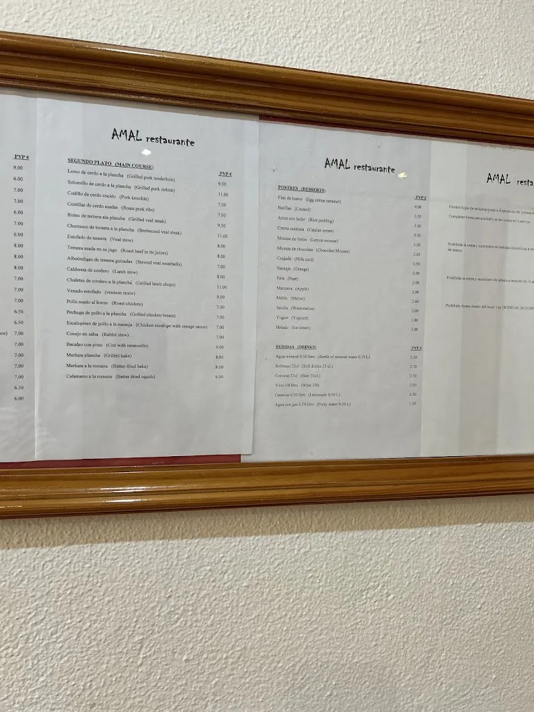 Menu_Restaurante Cafetería Amal_Alcañizo_image_1