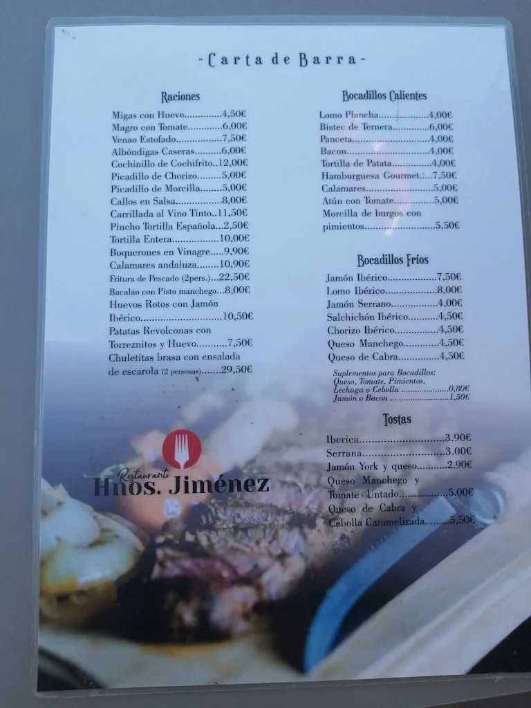 Menu_Meson Hnos. Jiménez_Alcañizo_immagine_4