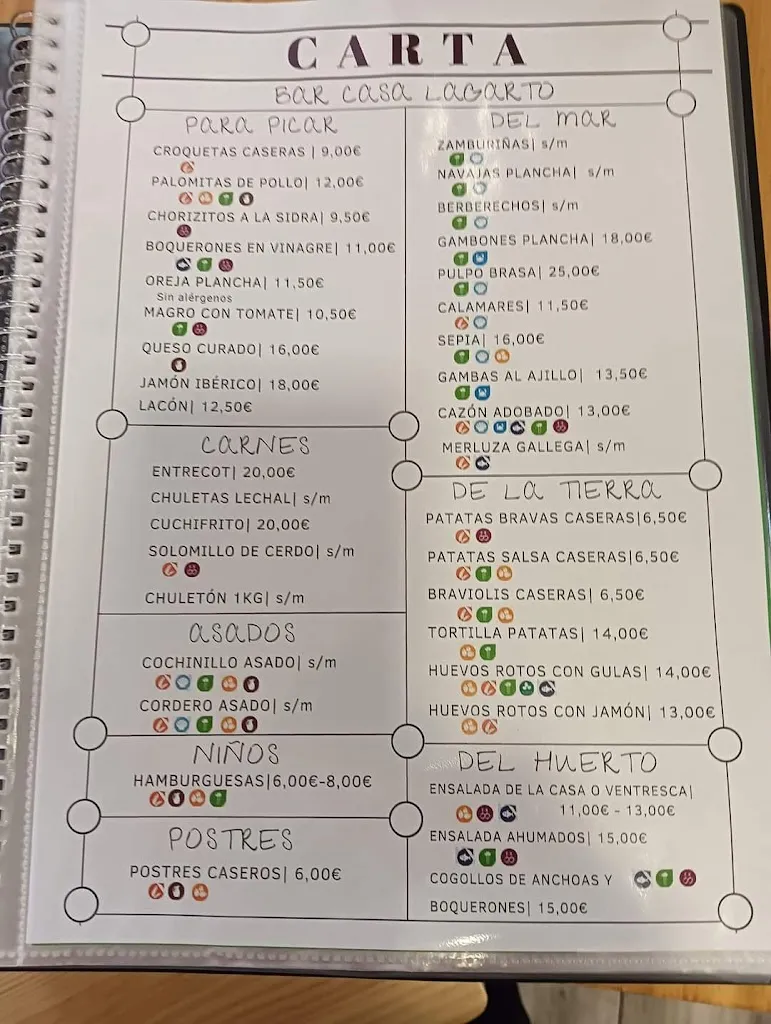 Menu_Casa Lagarto_Almorox_immagine_1