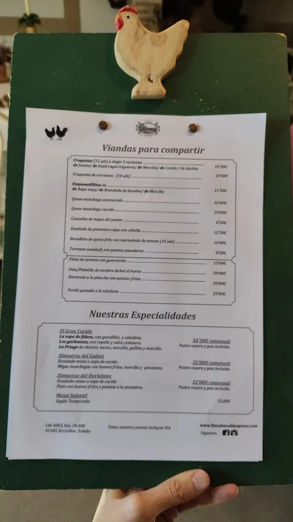 Menu_Finca los Valdespinos_Arcicóllar_image_3