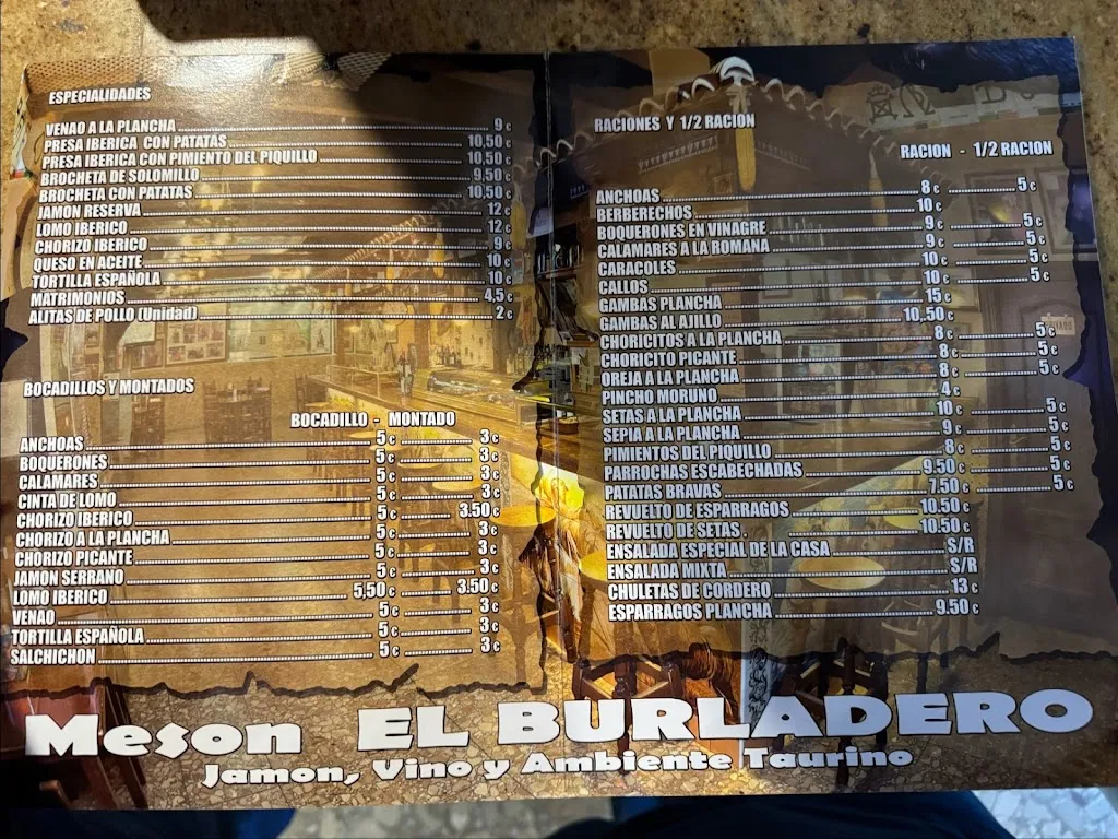 Menu_Mesón El Burladero_Añover de Tajo_image_1