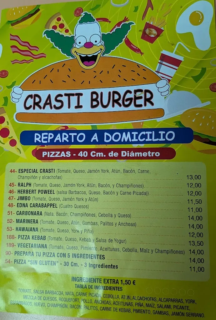 Menu_Crasti burger_Mojonera La_image_1