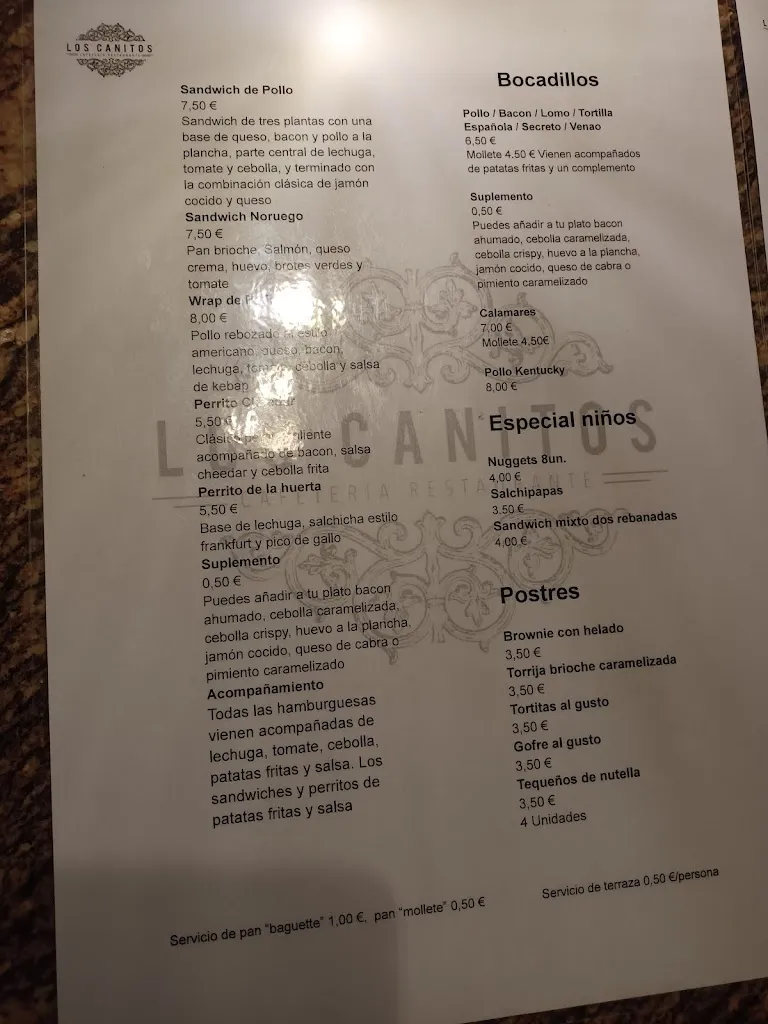 Menu_Cafetería- Restaurante 