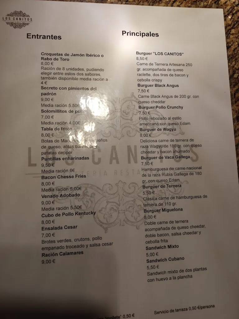 Menu_Cafetería- Restaurante 