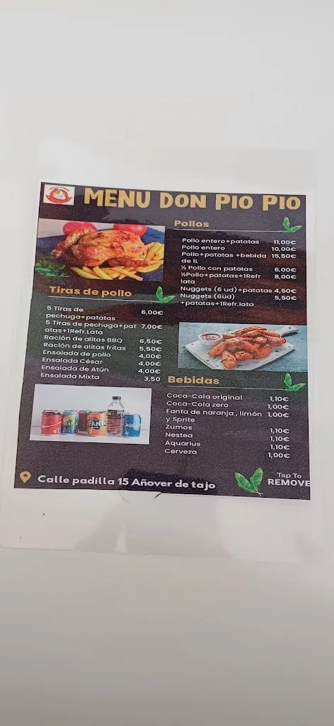 Menu_Asador Don Pio Pio_Añover de Tajo_image_2