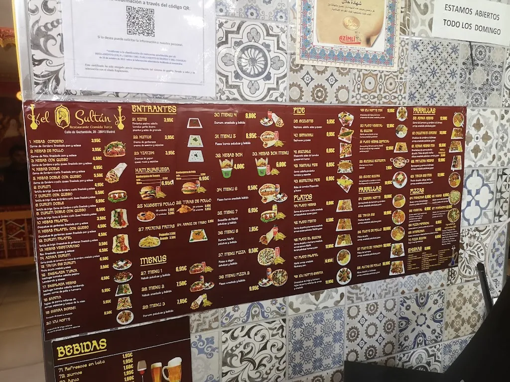 Menü_El Sultán_Azután_Bild_3