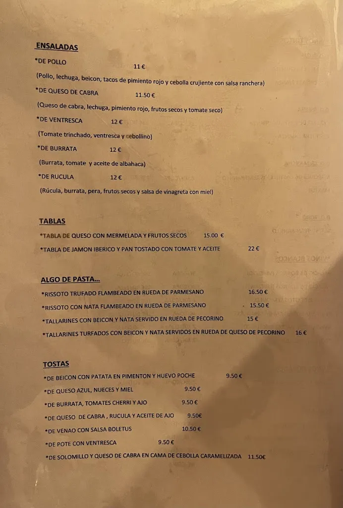 Menu_Restaurante Érase una vez..._Argés_image_1