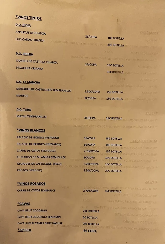 Menu_Restaurante Érase una vez..._Argés_image_4