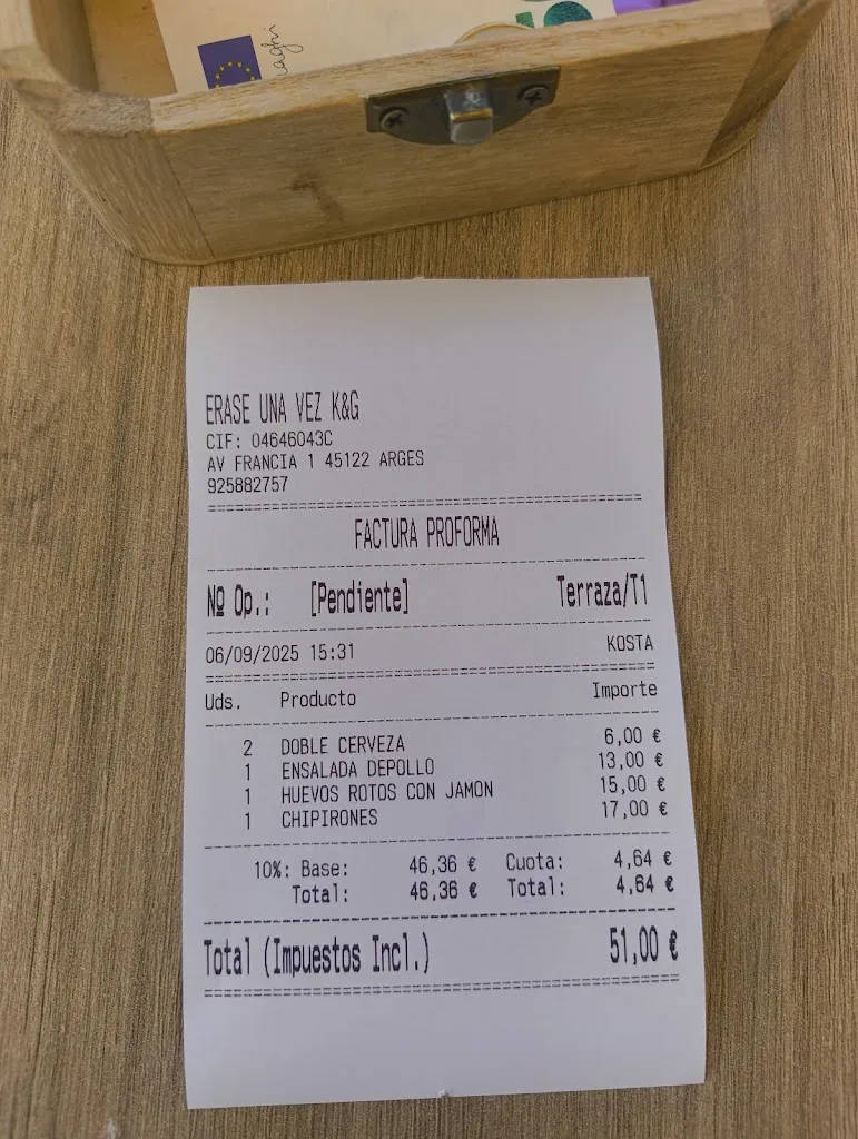 lina sanchez_Restaurante Érase una vez..._Argés_review