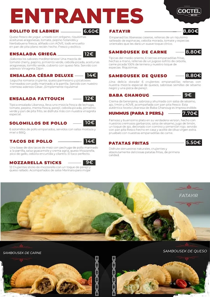 Menu_COCTEL restaurante internacional y cocina Libanesa_Argés_immagine_1