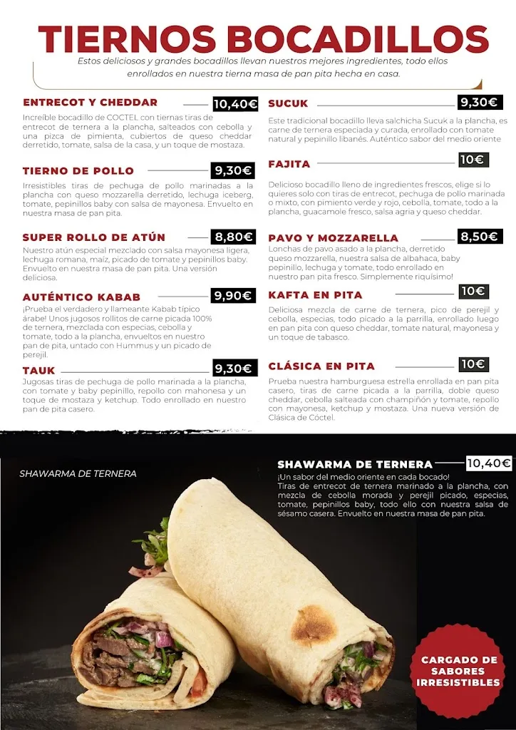 Menu_COCTEL restaurante internacional y cocina Libanesa_Argés_immagine_3