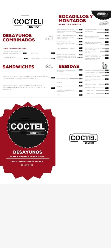 Menu_COCTEL restaurante internacional y cocina Libanesa_Argés_immagine_4
