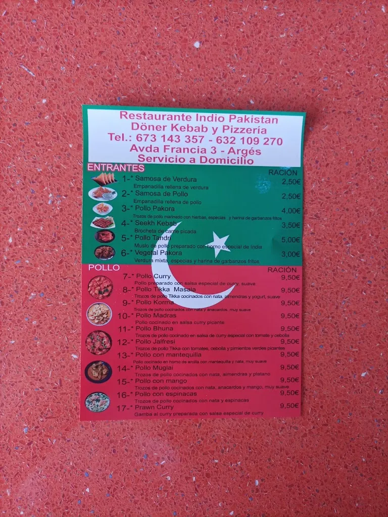 Menu_King Argesh Doner Kebab_Argés_image_1