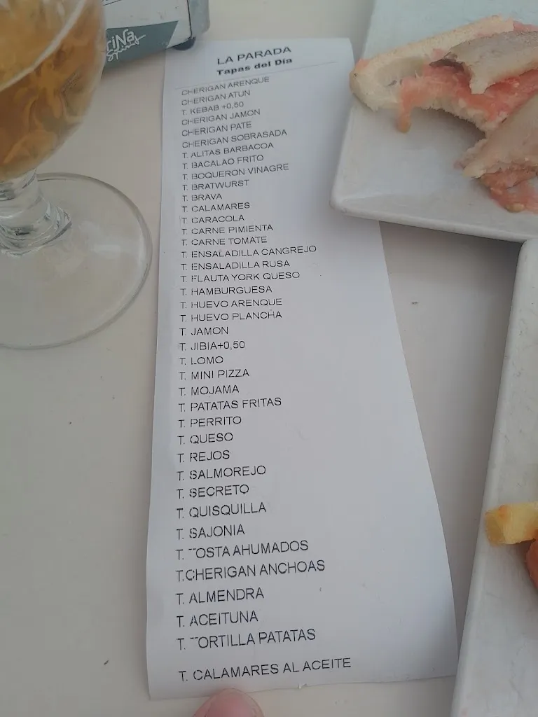 Menu_Cafetería-Bar La Parada Níjar_Níjar_image_1