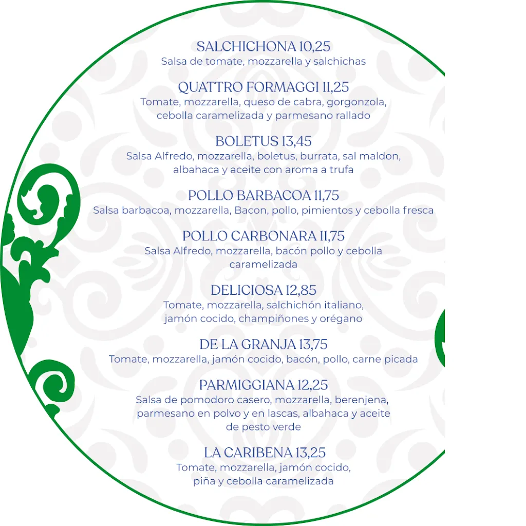 Menu_Siciliando Restaurante Italiano, Pizzeria Artesanal y Heladería_Argés_image_3