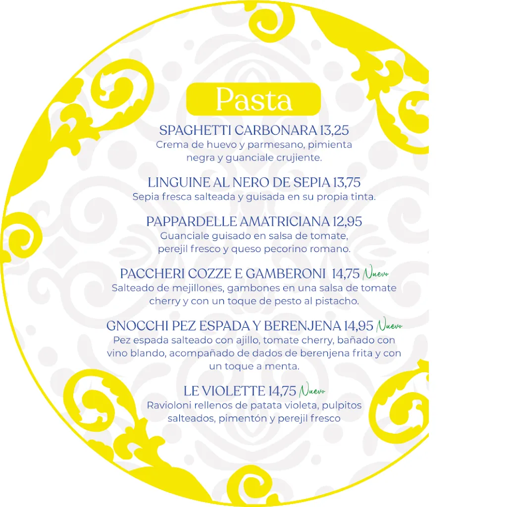 Menu_Siciliando Restaurante Italiano, Pizzeria Artesanal y Heladería_Argés_image_4