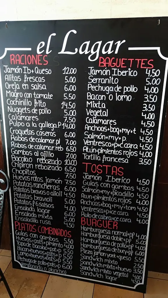 Menu_CERVECERÍA EL LAGAR._Belvis de la Jara_image_1