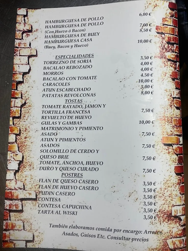 Menu_El desván de Bargas_Bargas_image_3