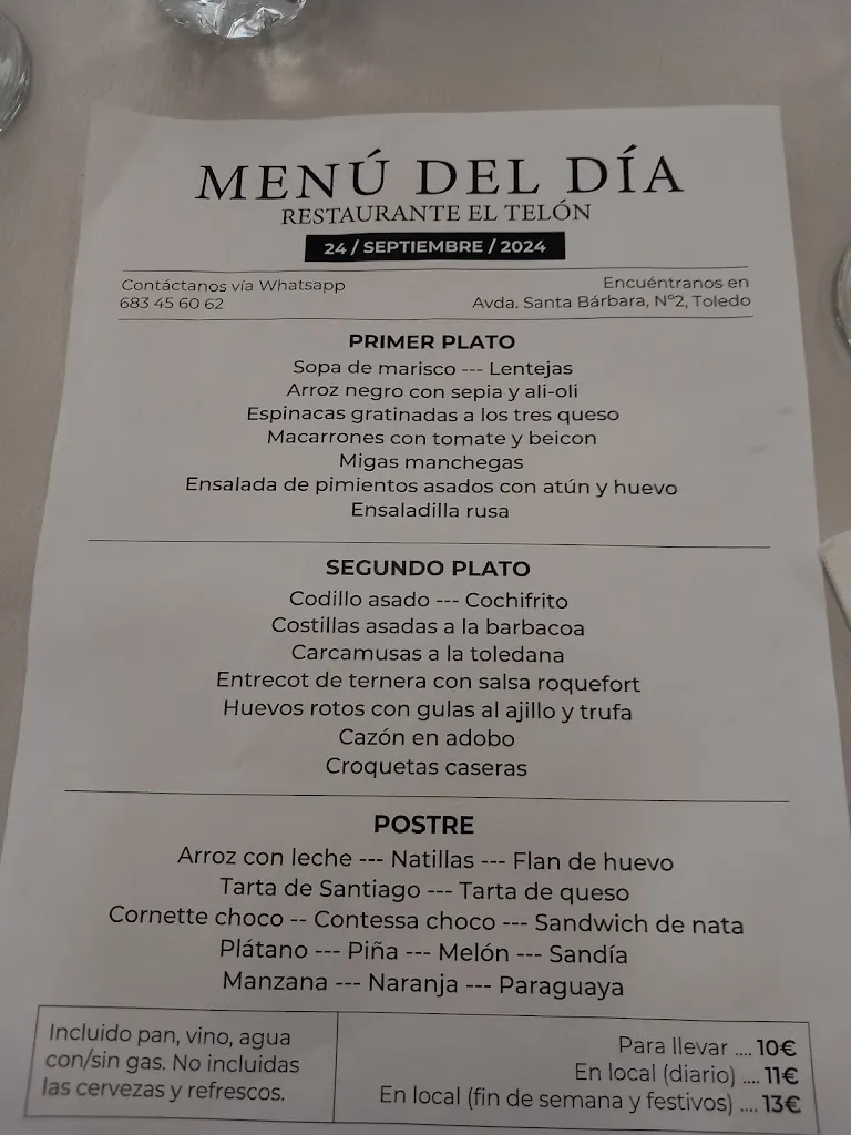 Menu_Restaurante El Telón_Burguillos de Toledo_image_4