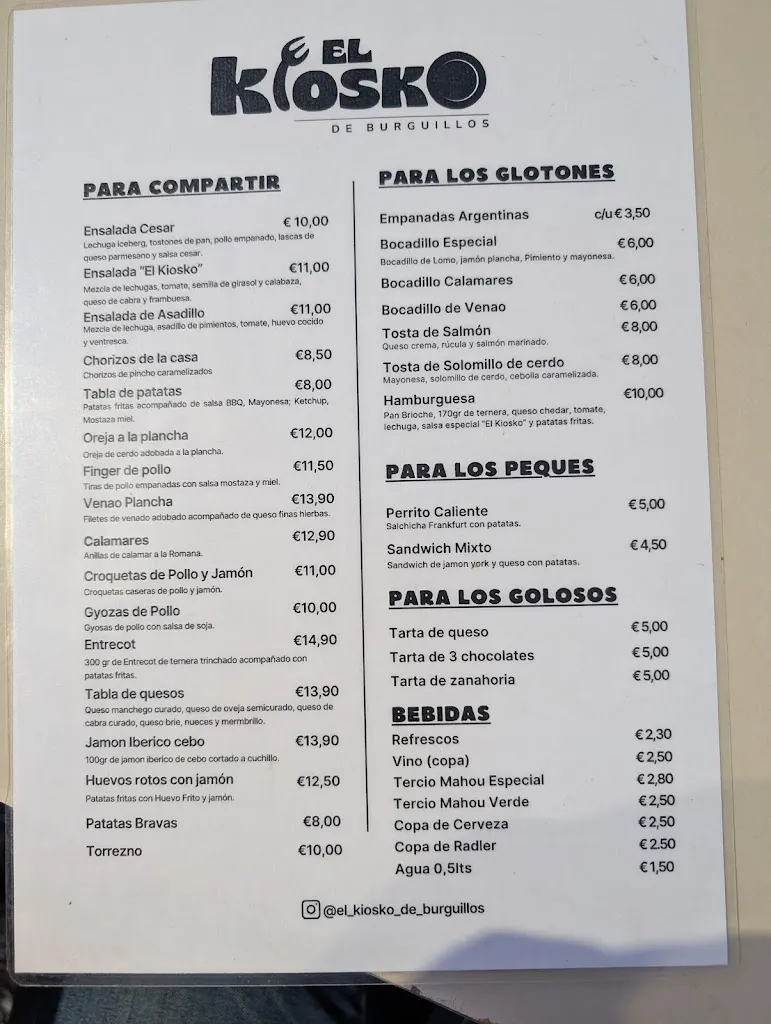 Menu_Quiosco Anselmo_Burguillos de Toledo_image_1