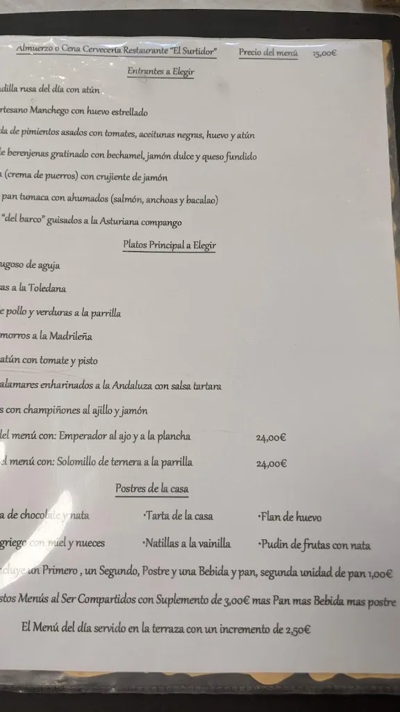 Menu_Restaurante El Surtidor_Burguillos de Toledo_image_1