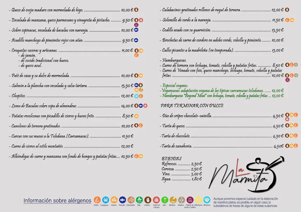 Menu_La Marmita Toledo_Burguillos de Toledo_image_1