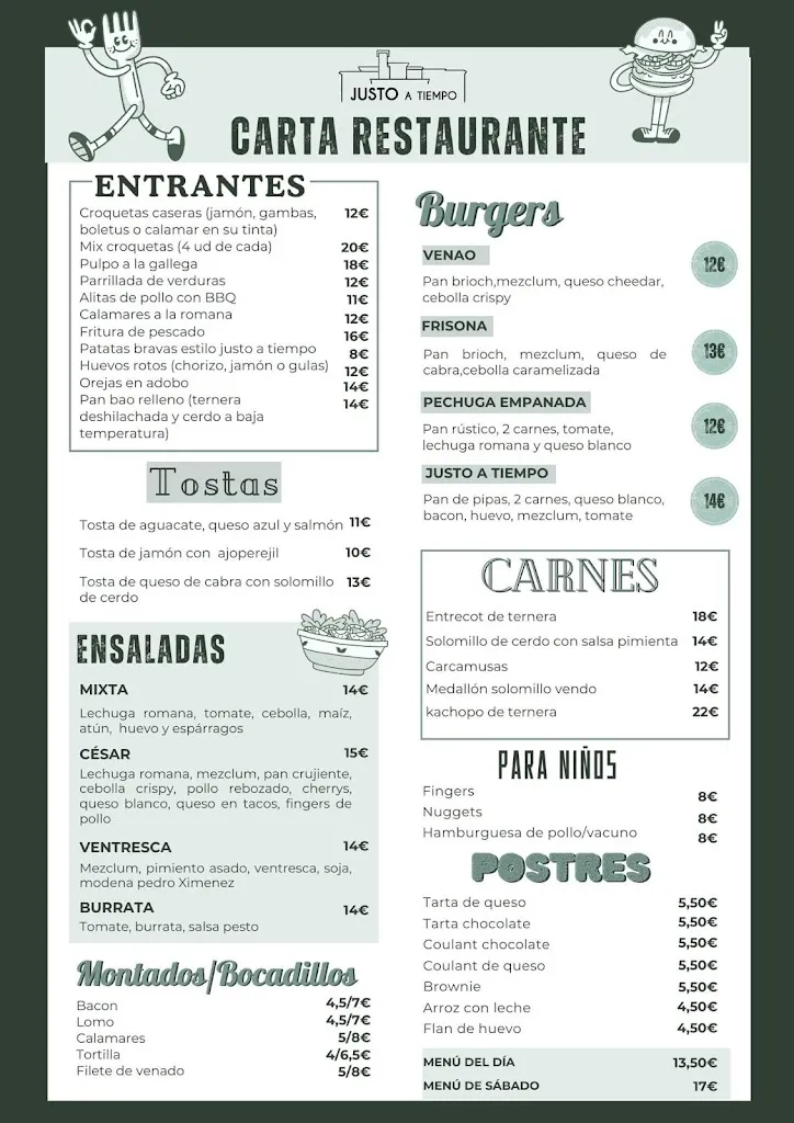 Menu_Restaurante Justo a Tiempo_Burguillos de Toledo_image_1