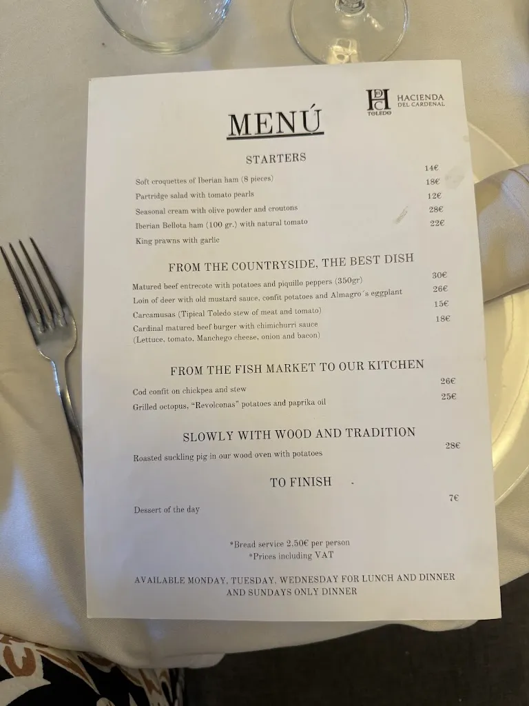 Menu_Restaurante Hacienda del Cardenal_Burguillos de Toledo_image_2