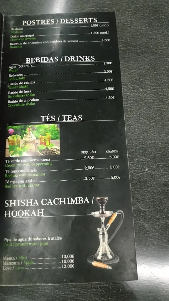 Menu_Restaurante Marrakech_Burguillos de Toledo_image_2