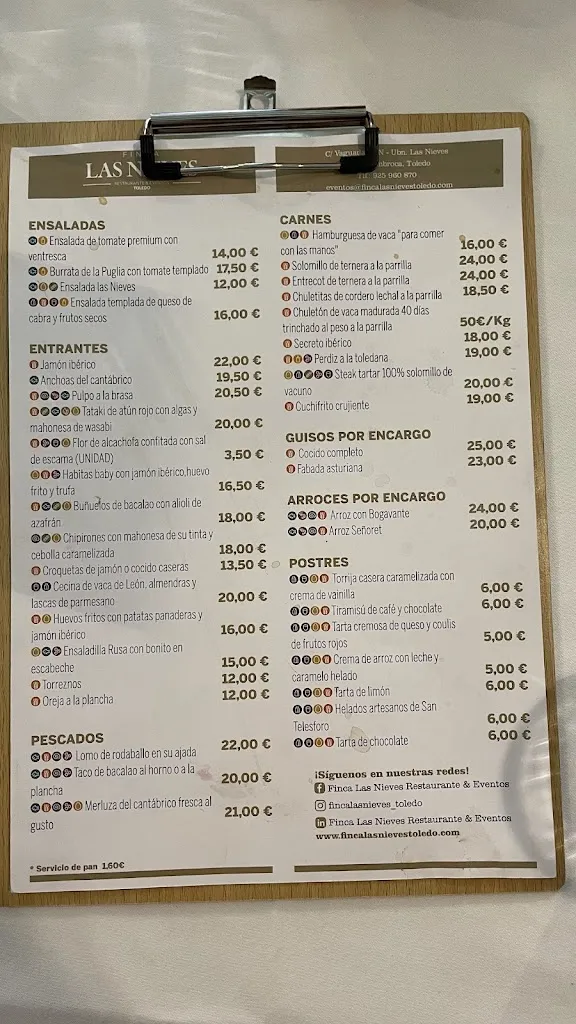 Menu_Finca Las Nieves by Essentia_Burguillos de Toledo_image_1