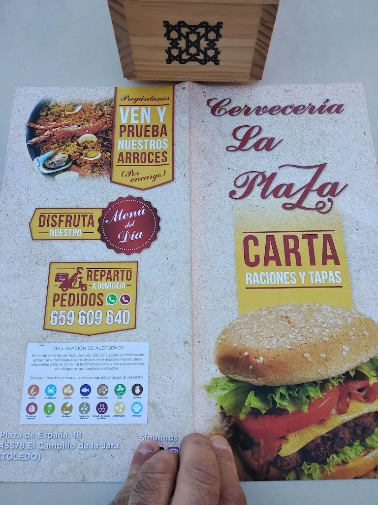 Menu_Cafeteria Cervecería La Plaza_Campillo de la Jara El_image_2