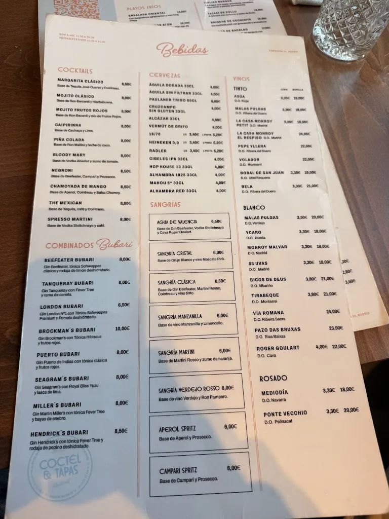 Menu_Bubari - Restaurante y Cócteles_Camarena_image_4