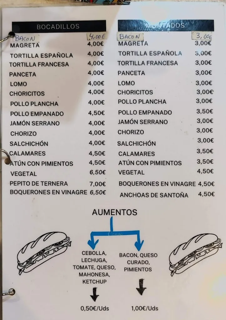 Menu_El Toril_Carriches_image_1