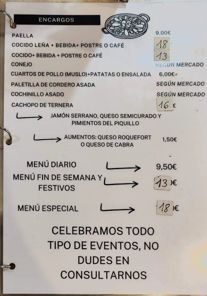 Menu_El Toril_Carriches_image_4