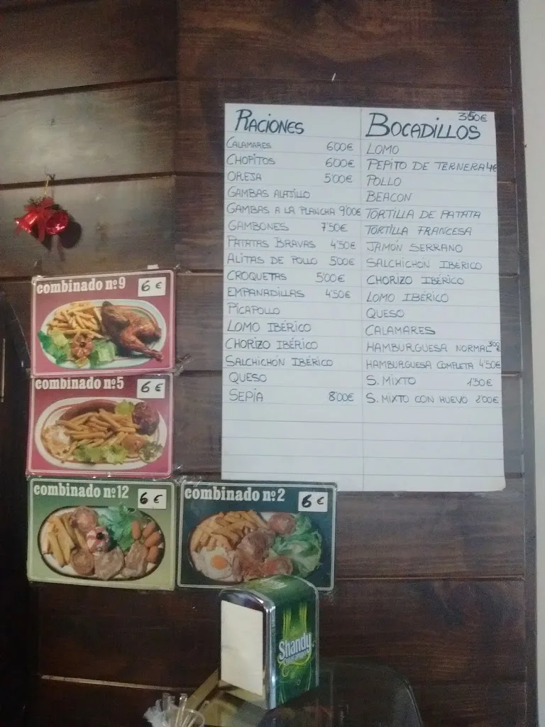 Menu_Bar La Dehesa_Casar de Escalona El_immagine_1