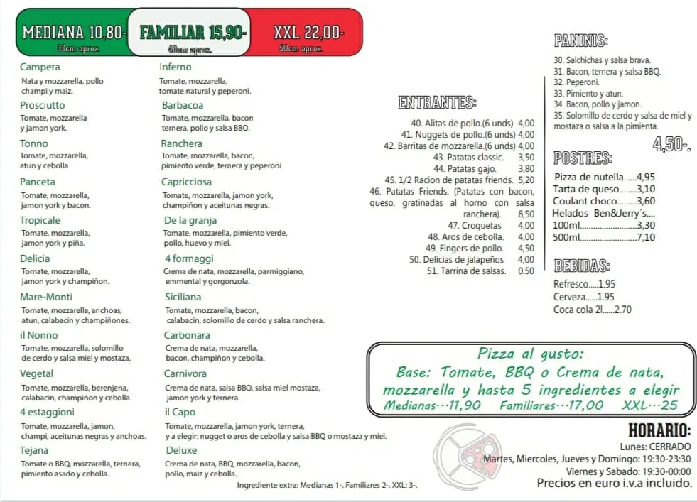 Menu_Il NONNO UGENA_Carranque_image_1