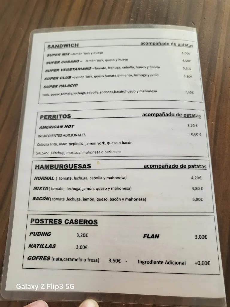 Menu_Bar-Restaurante El Palacio_Carranque_image_1