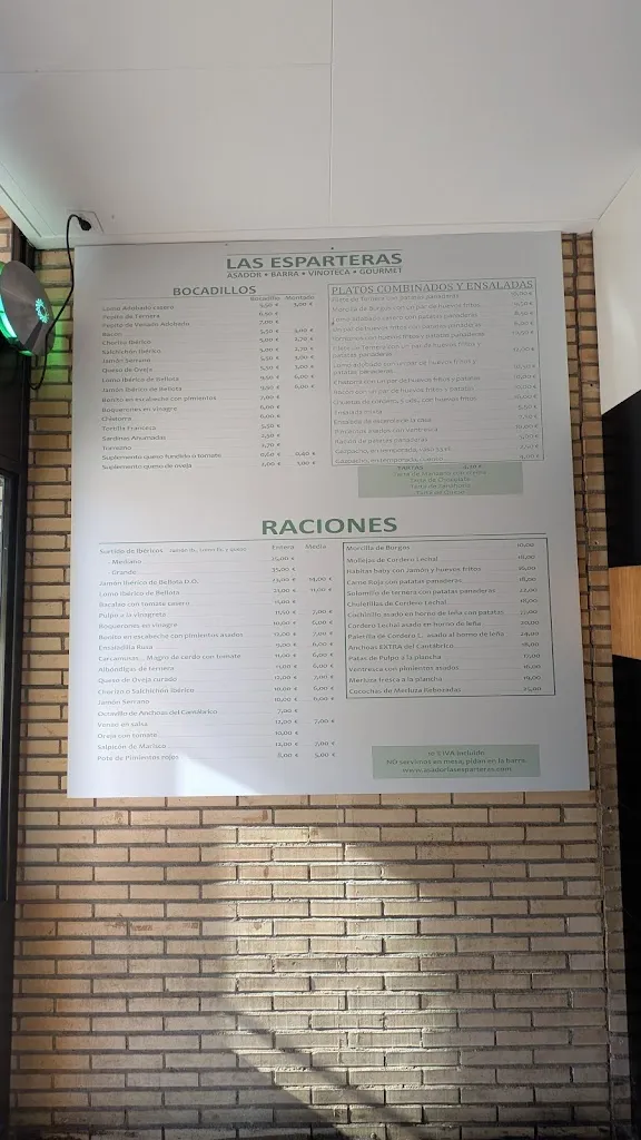 Menu_Restaurante - Asador Las Esparteras_Casarrubios del Monte_image_4