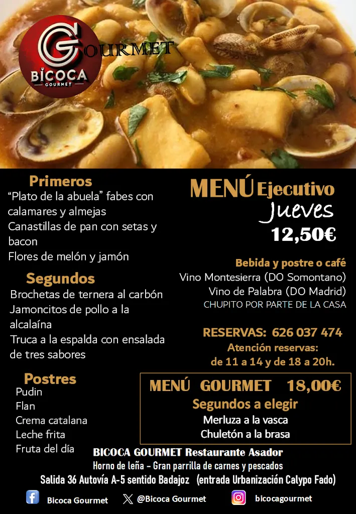 Menu_BICOCA GOURMET_Casarrubios del Monte_image_1