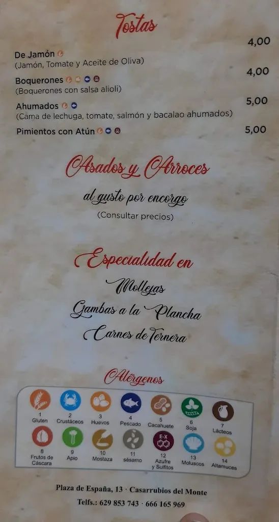 Menu_Mesón Sánchez_Casarrubios del Monte_image_1