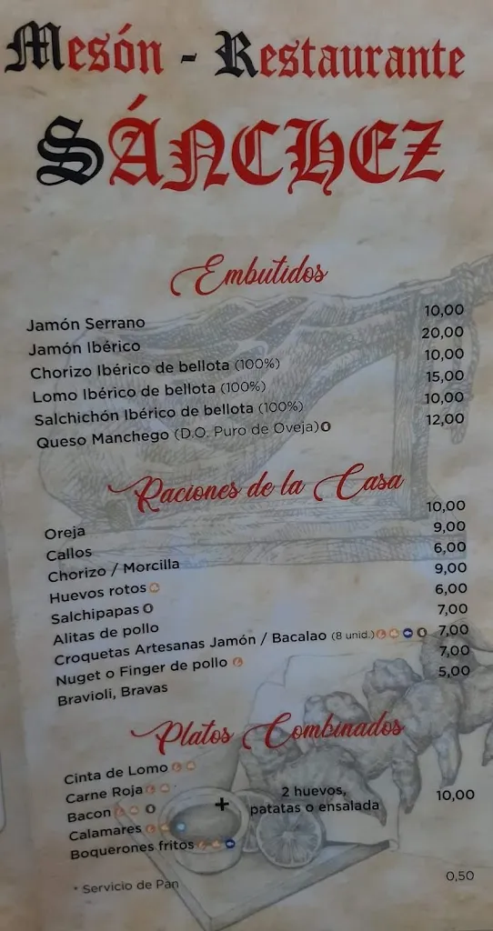 Menu_Mesón Sánchez_Casarrubios del Monte_image_4