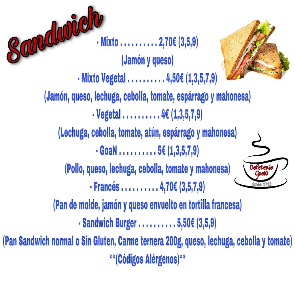 Menu_Bar Cafetería Goan_Casarrubios del Monte_image_3