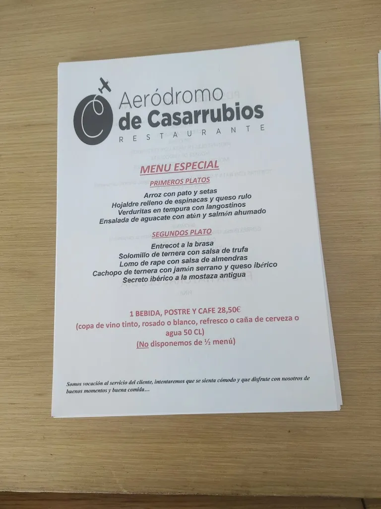 Menu_Restaurante Aeródromo de Casarrubios_Casarrubios del Monte_image_4