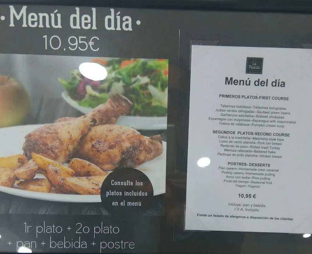 Menu_Área de Servicio Cazalegas La Pausa _Cazalegas_image_3