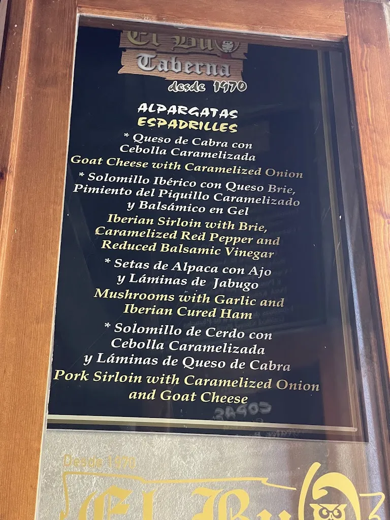 Menu_Taberna La Buha Chueca_Chueca_image_4