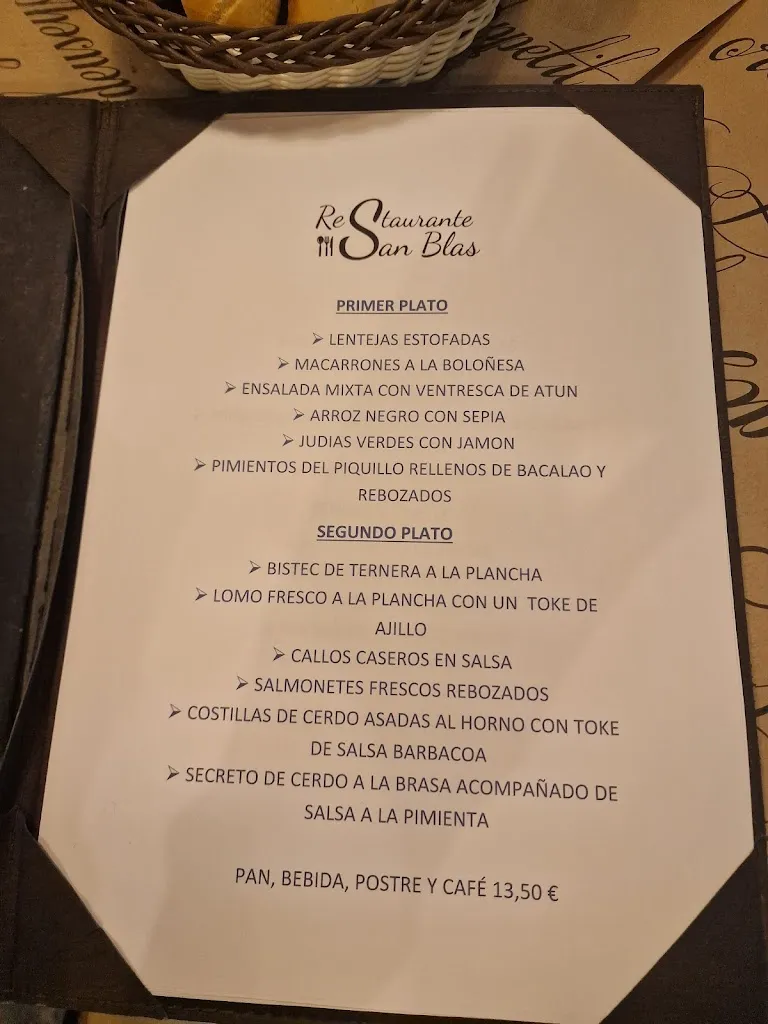 Menu_Restaurante San Blas_Corral de Almaguer_image_3