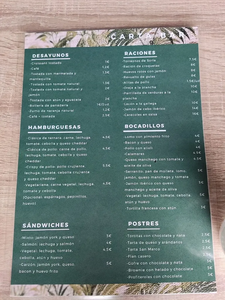 Menu_Restaurante Puente Garzón_Corral de Almaguer_image_2