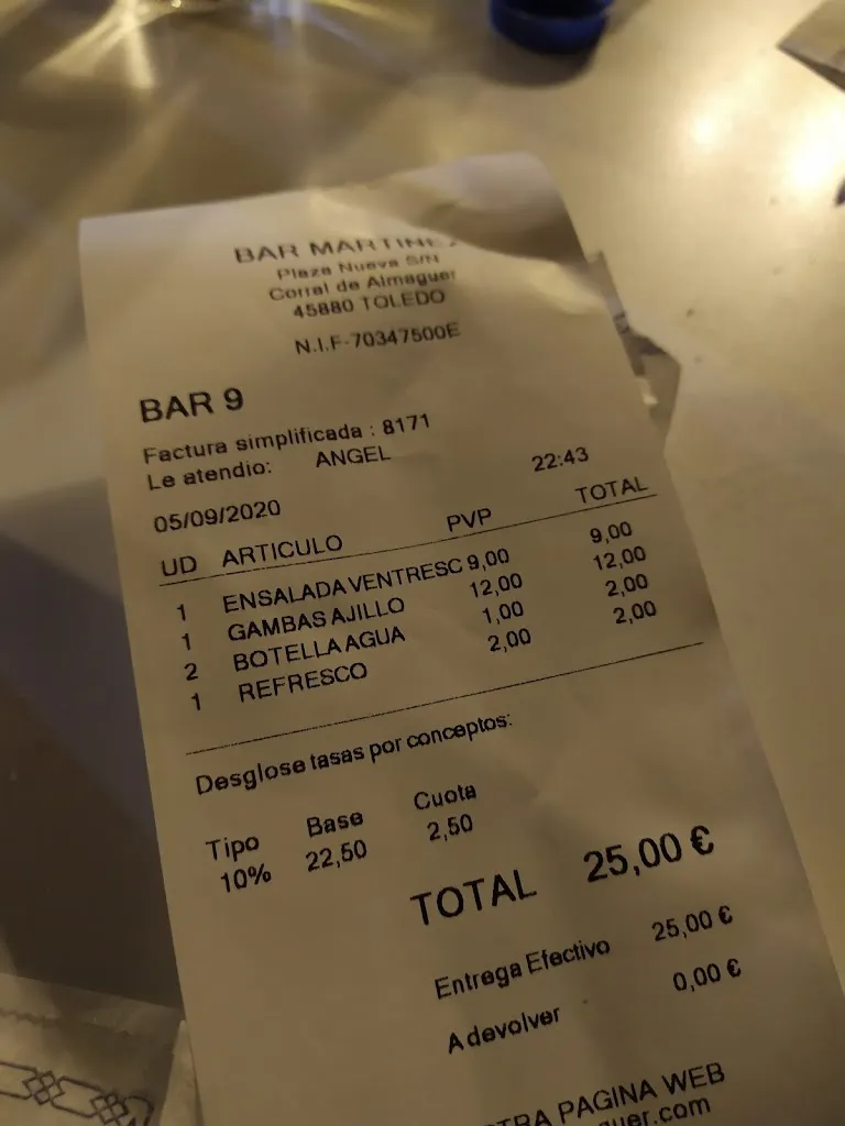 Alfredo_Bar Martínez_Corral de Almaguer_review